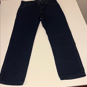 Rustler Men's Dark Blue Straight Jeans